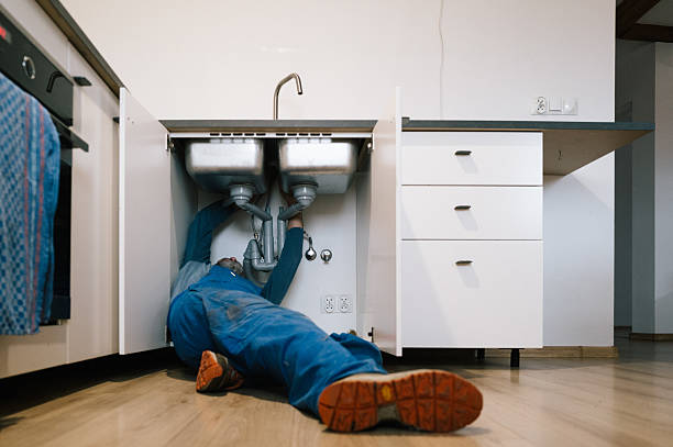 Professional Plumbing technician working in Wyocena, WI